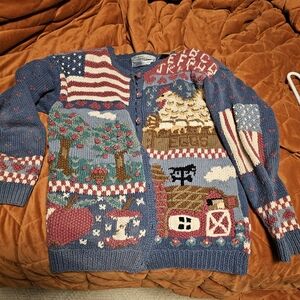 Vintage Knit Farm Cardigan